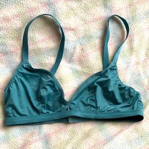 Teal silky Victoria’s Secret bralette